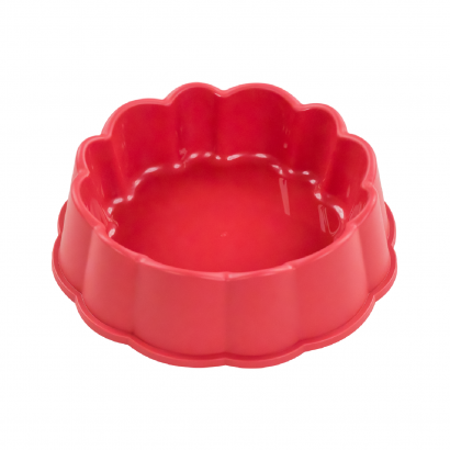 Plato Flor Grande - Coral...