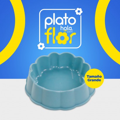 Plato Flor Grande -...