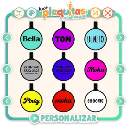 Plaquita Silenciosa - Circulo