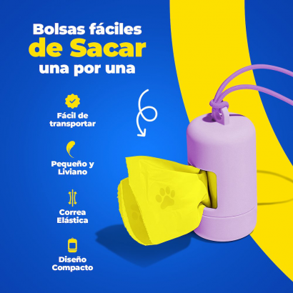 Porta Bolsas - Violeta -...