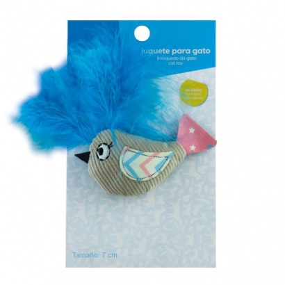 Juguete Pajarito - Pluma Azul