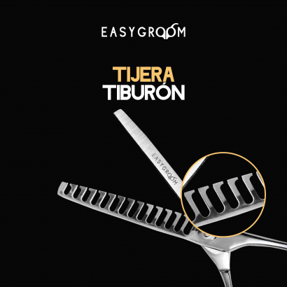Tijera Plateada Tiburon 7"...