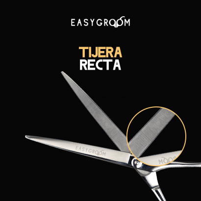 Tijera Plateada Recta 7" -...