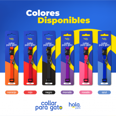 Collar para Gato - Hola Pets