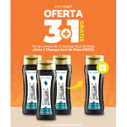 3+1 Champú Azul de Mata...