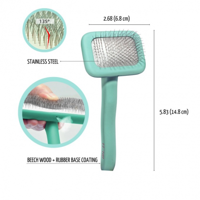 Cepillo Rectangular Verde -...