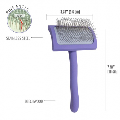 Cepillo Rectangular Morado-...