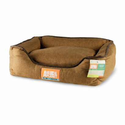 Cama Café Cuadrada Borde...