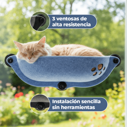 Cama Flotante para Gato -...