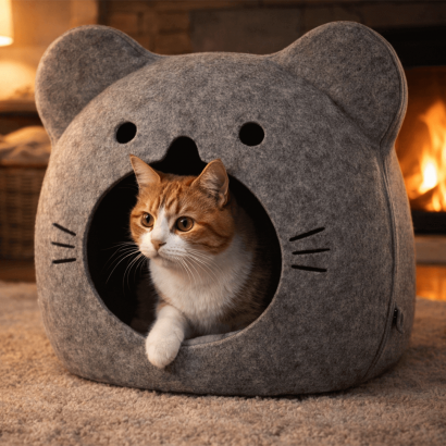 Cama Cueva para Gato –...