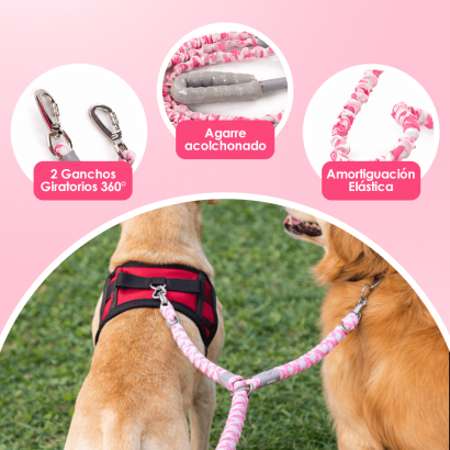 Correa Doble para Perros