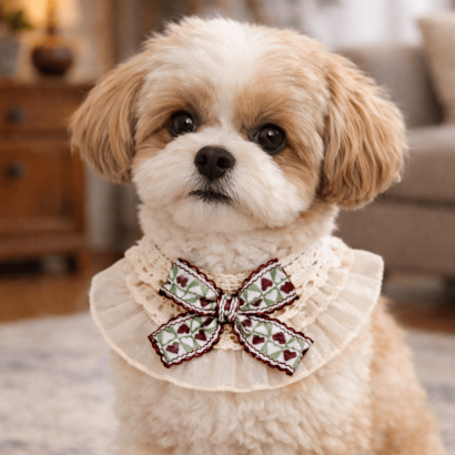 Collar Vintage con Lazo...