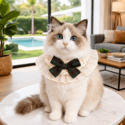 Collar Vintage con Lazo...