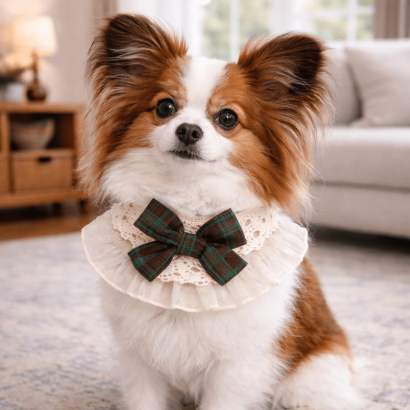 Collar Vintage con Lazo...