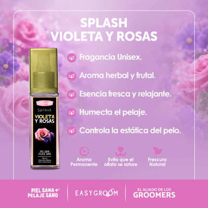 Splash Violeta y Rosas...