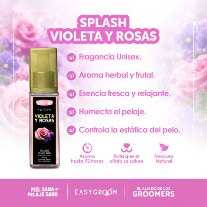 Splash Violeta y Rosas...