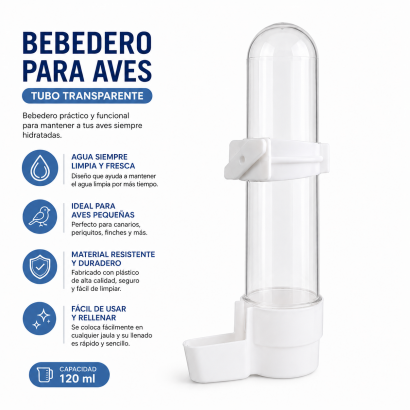 Bebedero y Comedero Aves -...