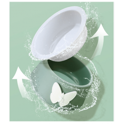 Plato con Diseño de Mariposa