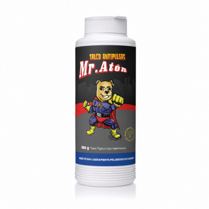 Talco Anti-Pulgas Mr. Atón