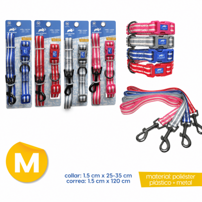 Set de Collar y Correa -...