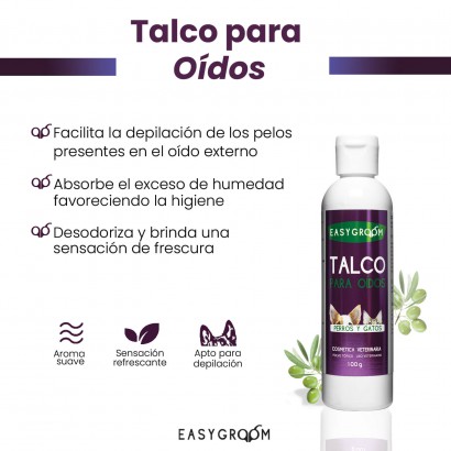 Talco Para Oídos Easygroom