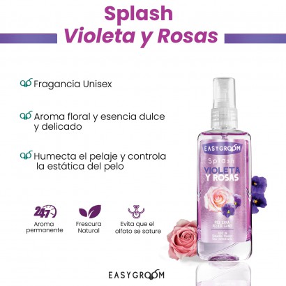 Splash Violeta y Rosas...